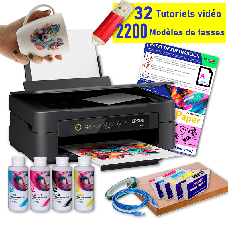 Imprimante à sublimation A4 Epson XP-2200 en kit